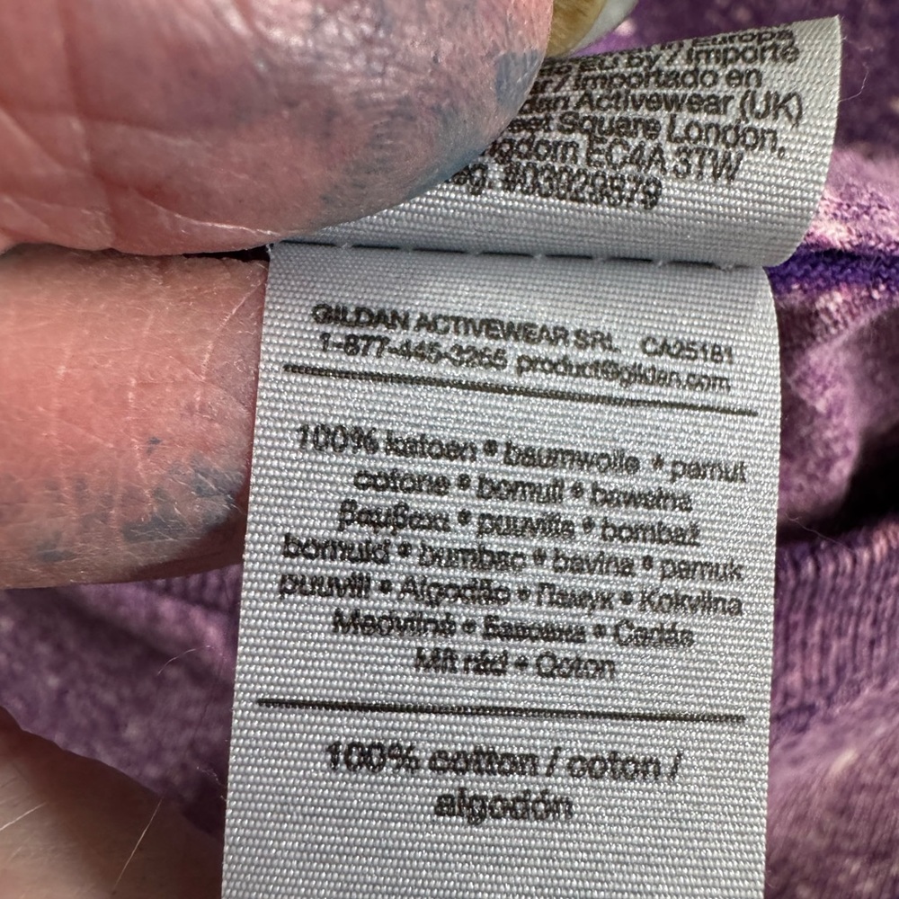 Gildan bleached t-shirt, size Lg - Picture 8 of 8